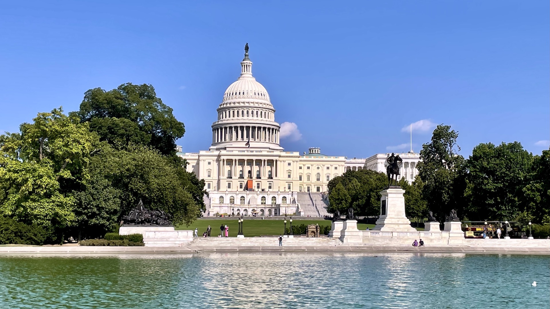 One of the requisite photos on any trip to DC—the Capitol building.