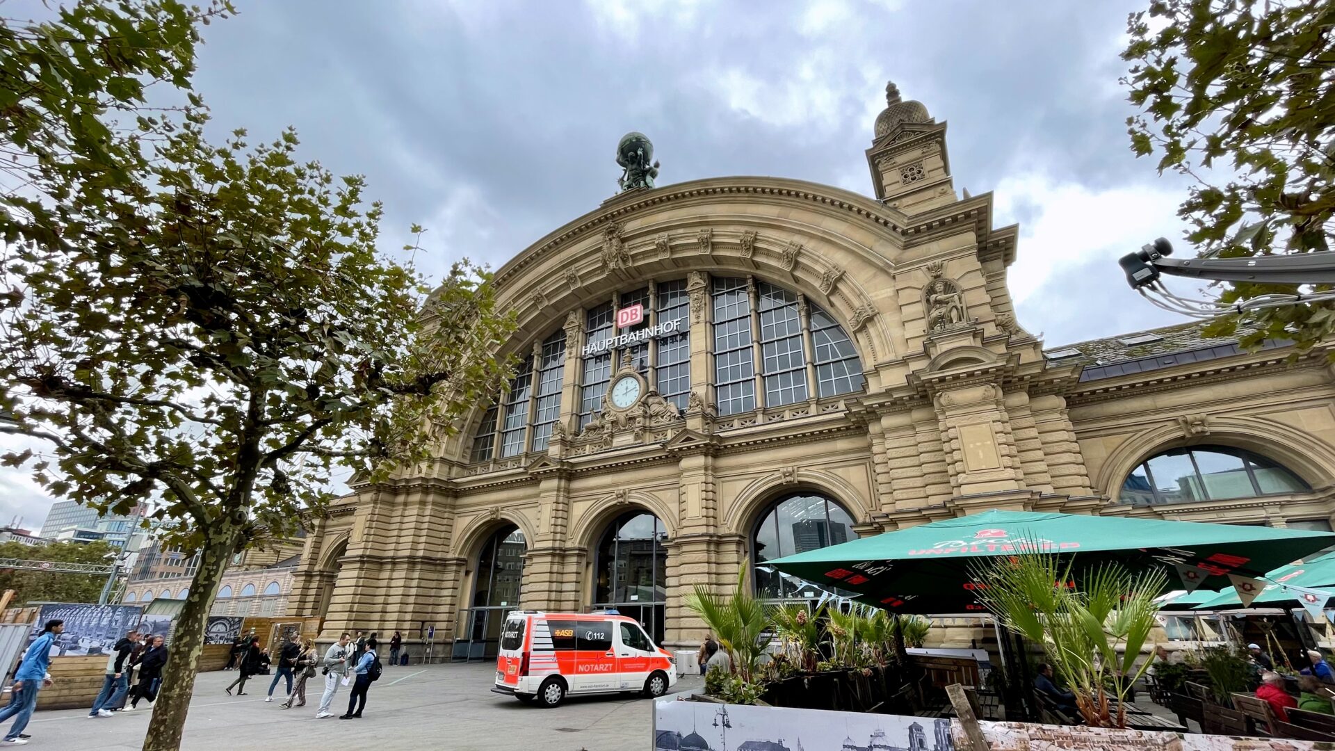 Frankfurt's lovely main station.