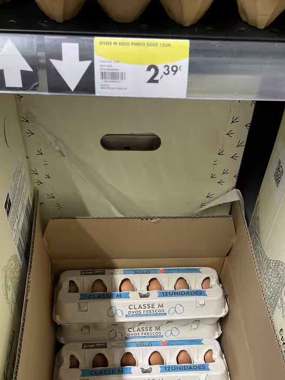 Eggs are still pretty cheap here!