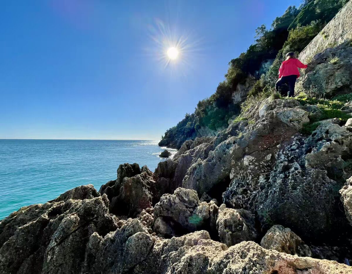 January: we escaped no water and a cold winter in Virginia with trips to Florida and Portugal! Here’s Jenni enjoying just a little of the other side of the Atlantic’s coast.